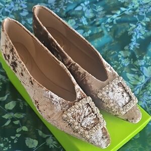 Elegant Velvet Pearl-Embellished Shoes Sam Edelman